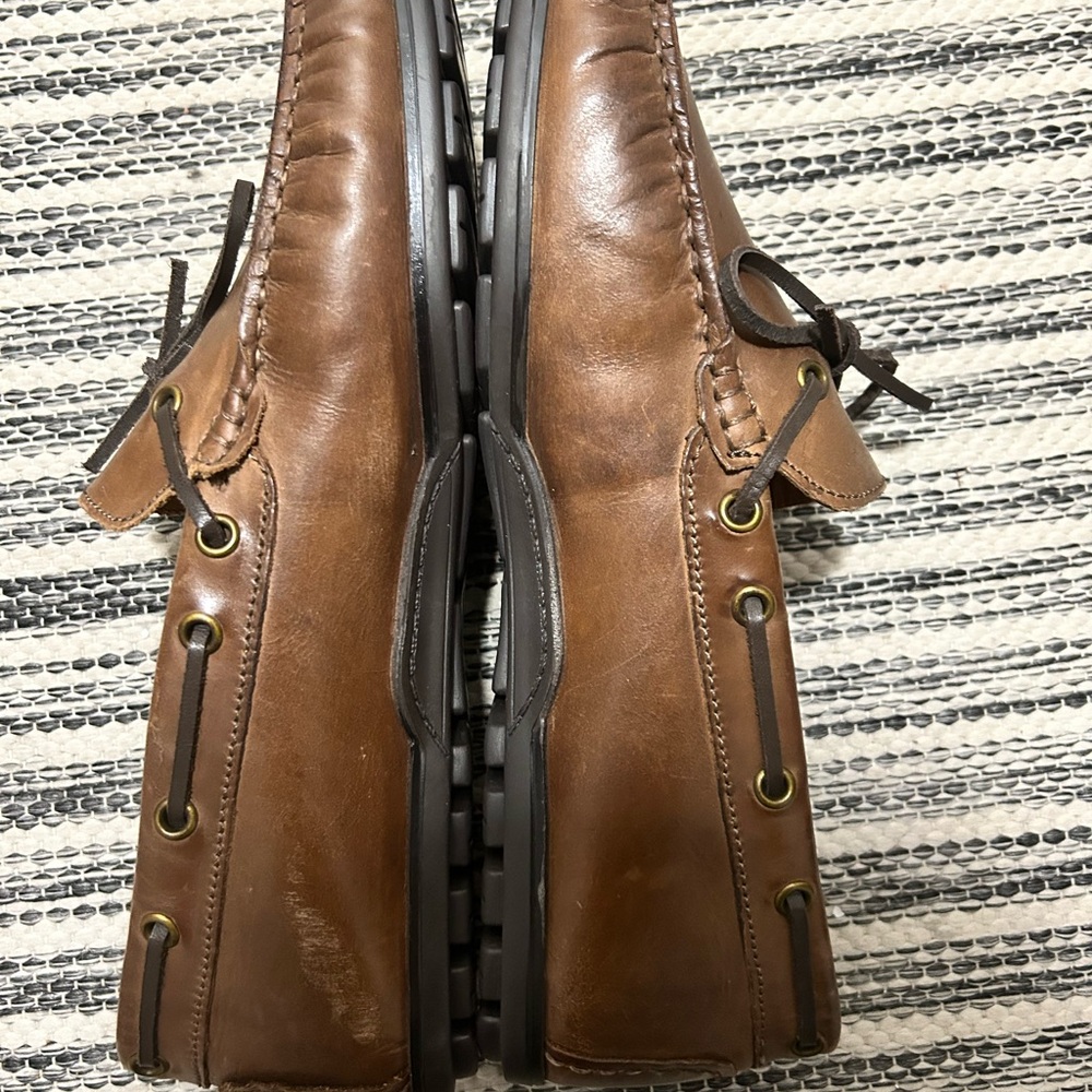 GBX Henley Brown Loafer‎ Slip On Leather Shoes Men's Size 11 D - Picture 2 of 4